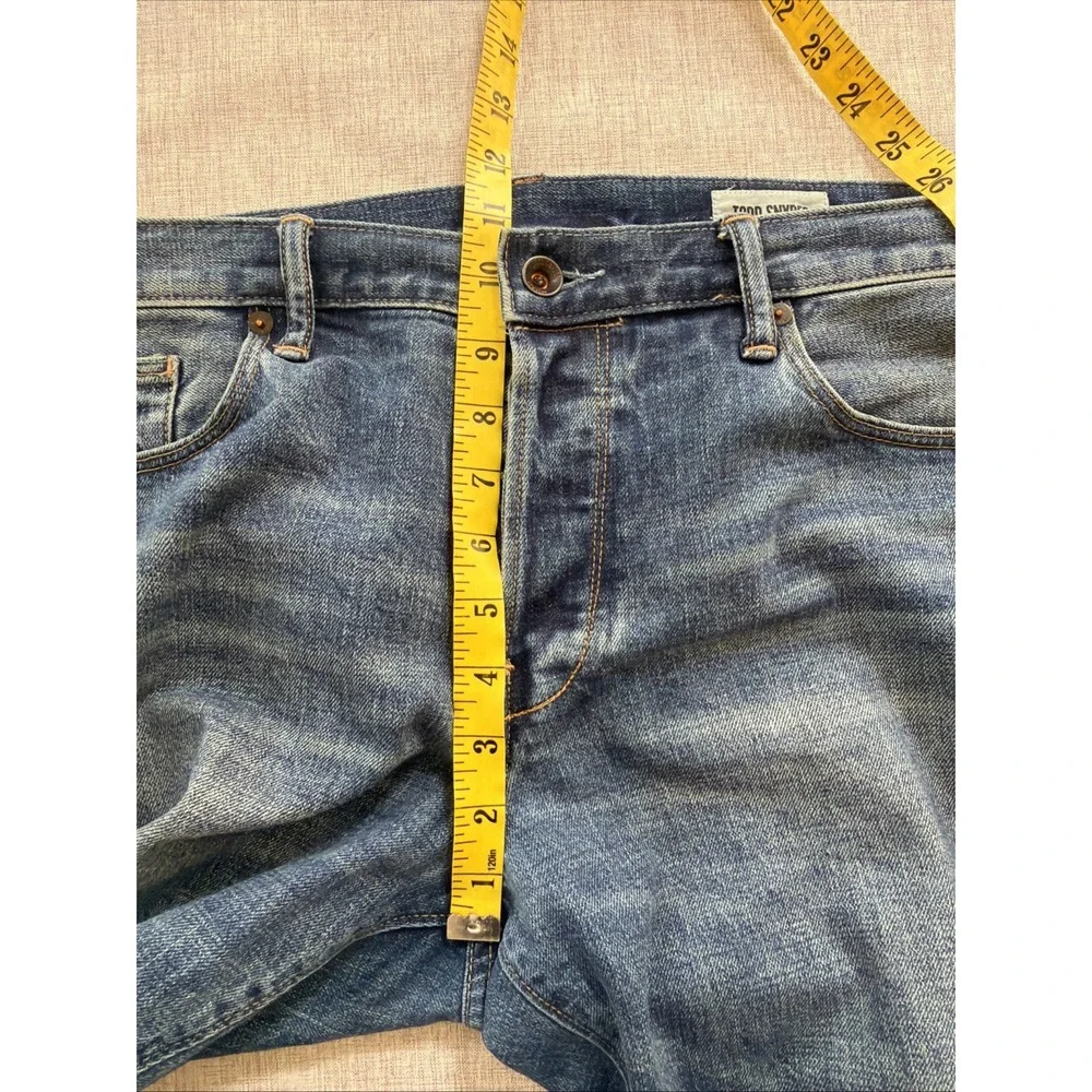 Todd Snyder Selvedge Jeans 34X32 Japanese Denim Button Fly Medium Wash